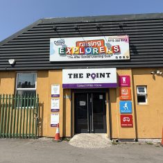 RE front entrance