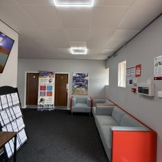 RE waiting area